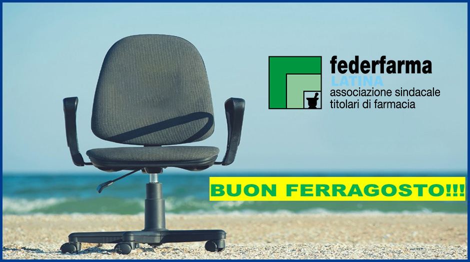 Chiusura Ferragosto 2024 - Federfarma Latina